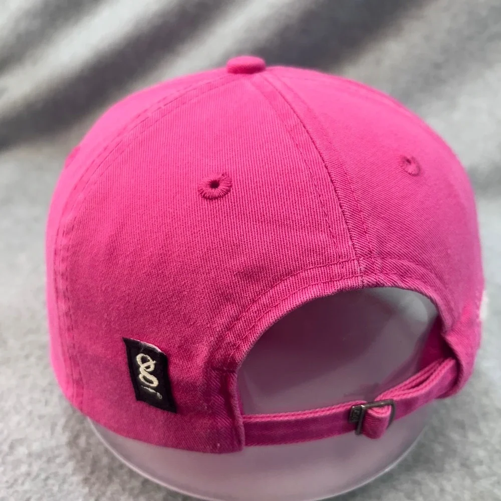 Alaska King Salmon Women Pink Gear For Sports Baseball Hat Distressed Logo OSFA